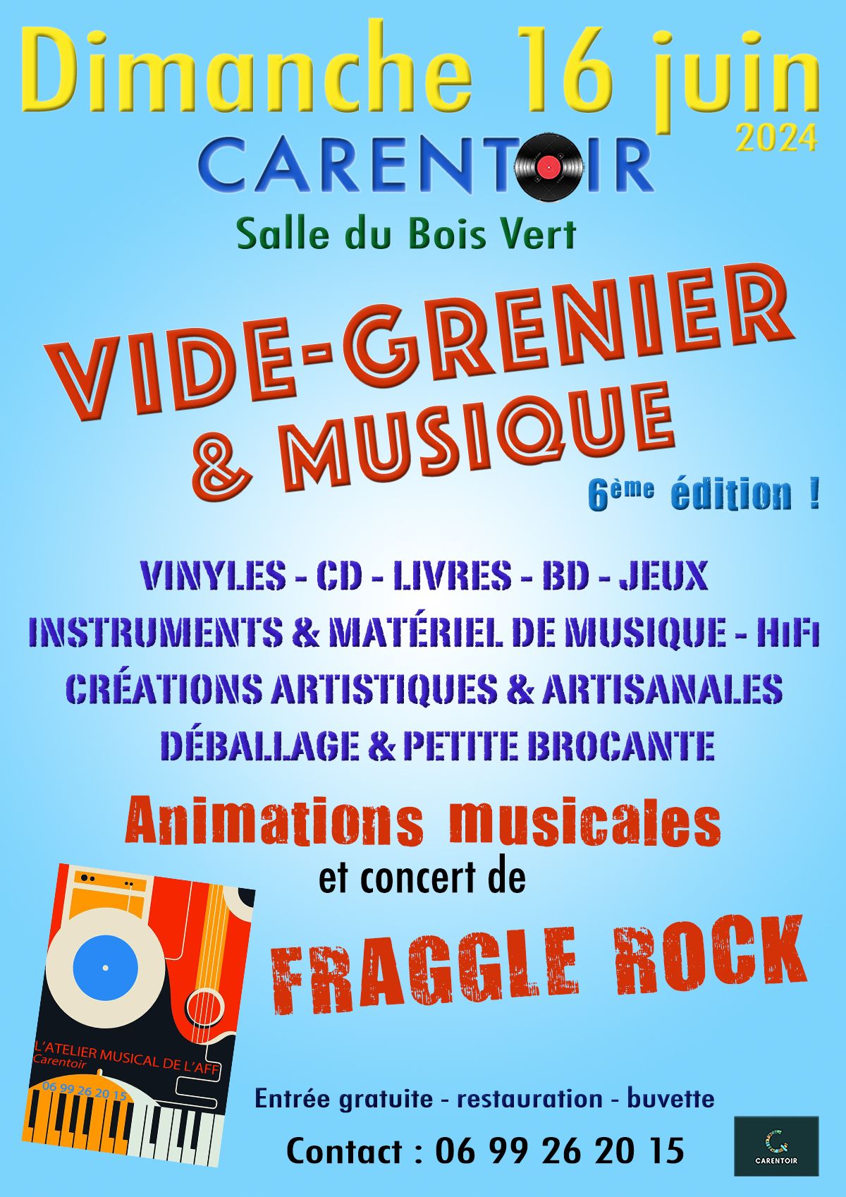 Vide-grenier et musique