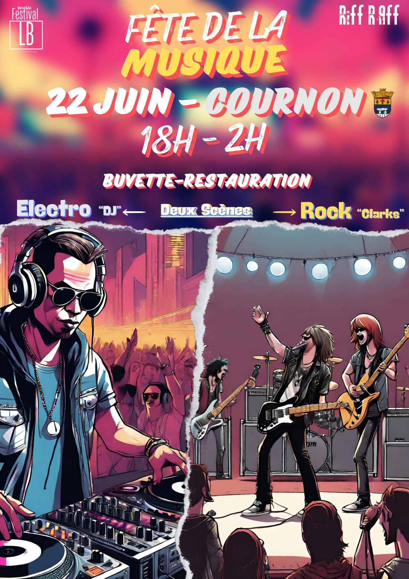 FÊTE DE LA MUSIQUE À COURNON !