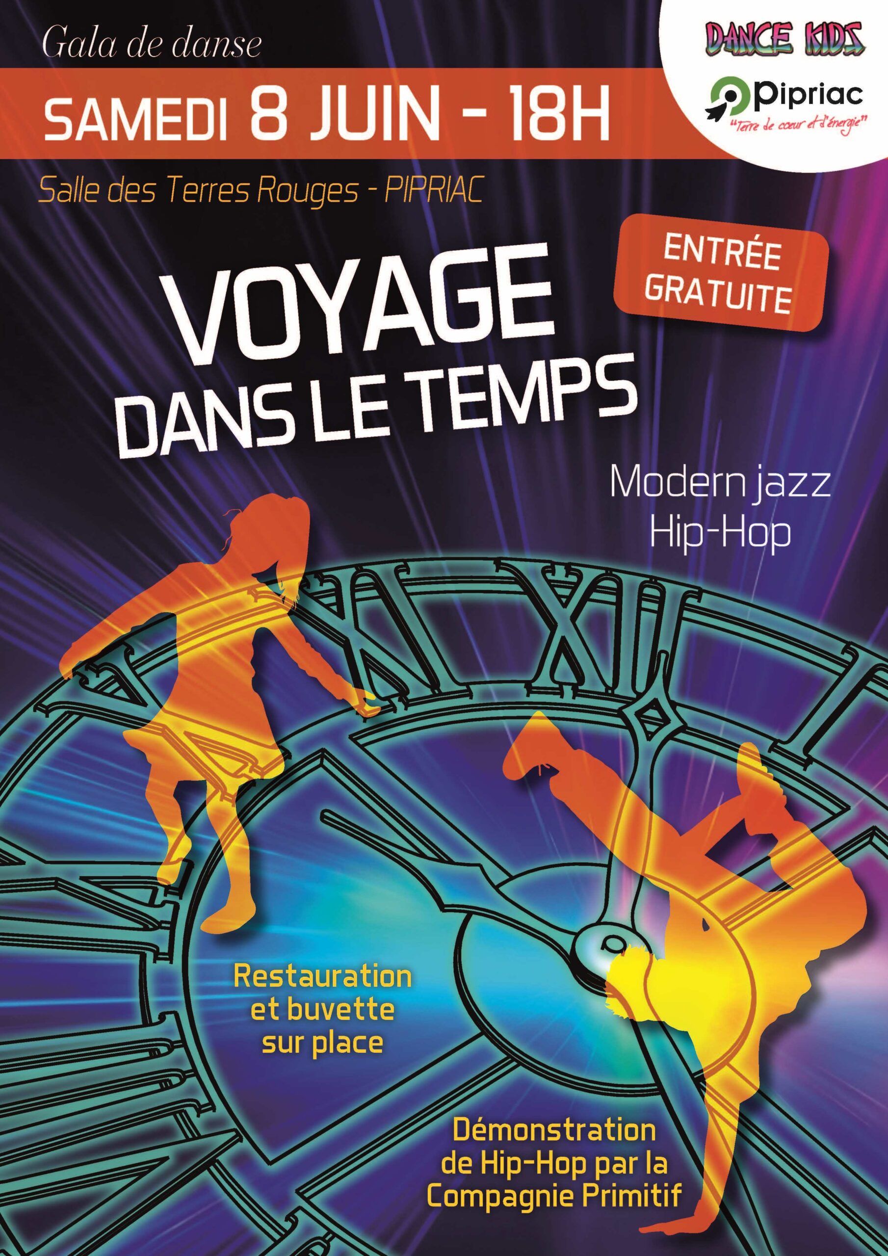 Spectacle de hip-hop de la compagnie Primitif