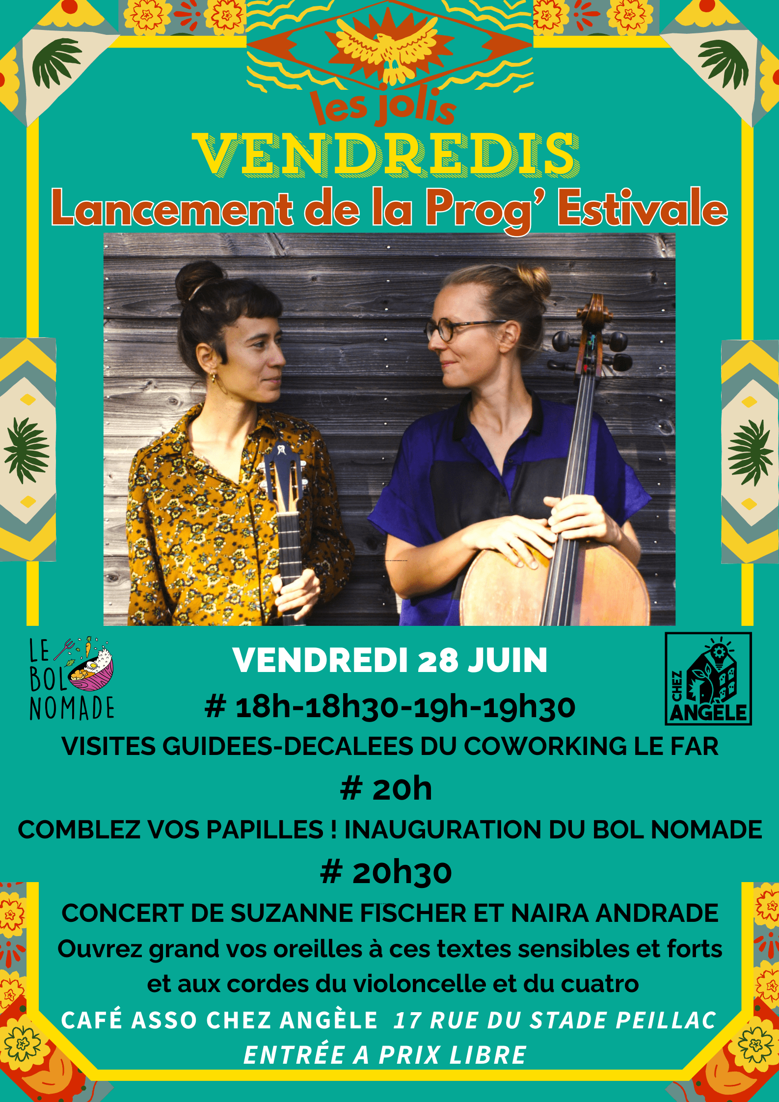 Soirée d'ouverture de la prog estivale Les Jolis Vendredis