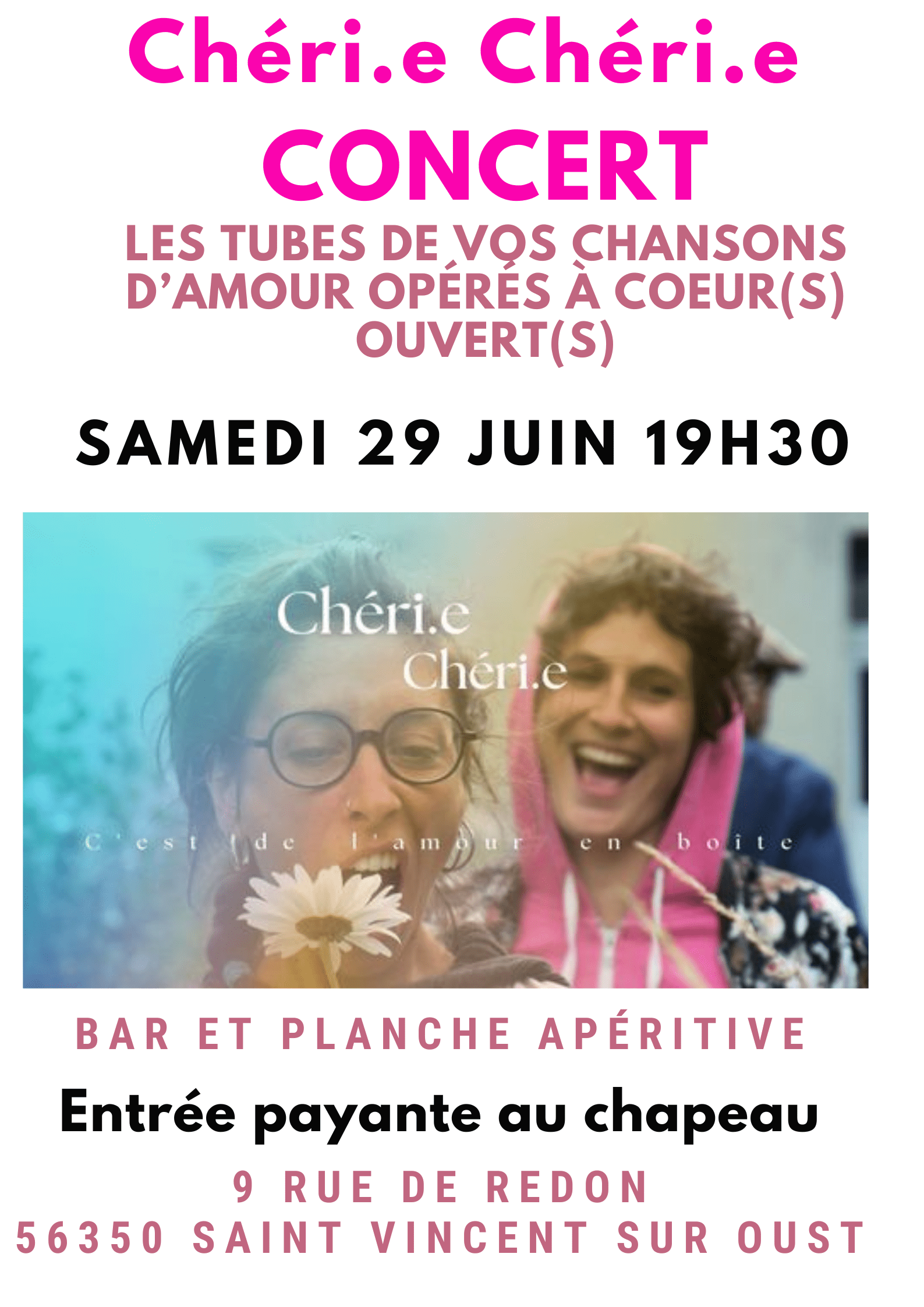 Concert Chéri.e Chéri.e