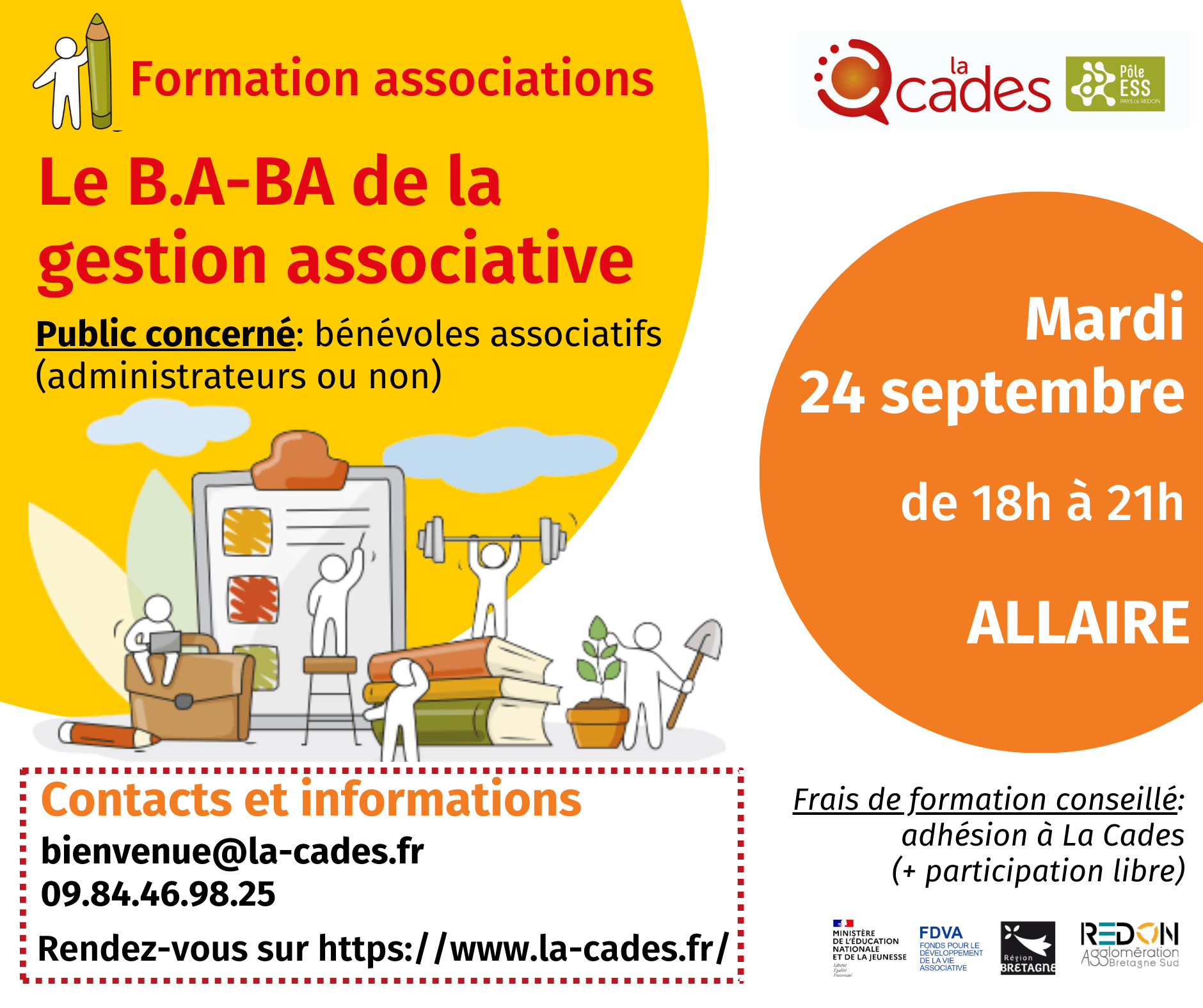 Formation bénévoles associatifs