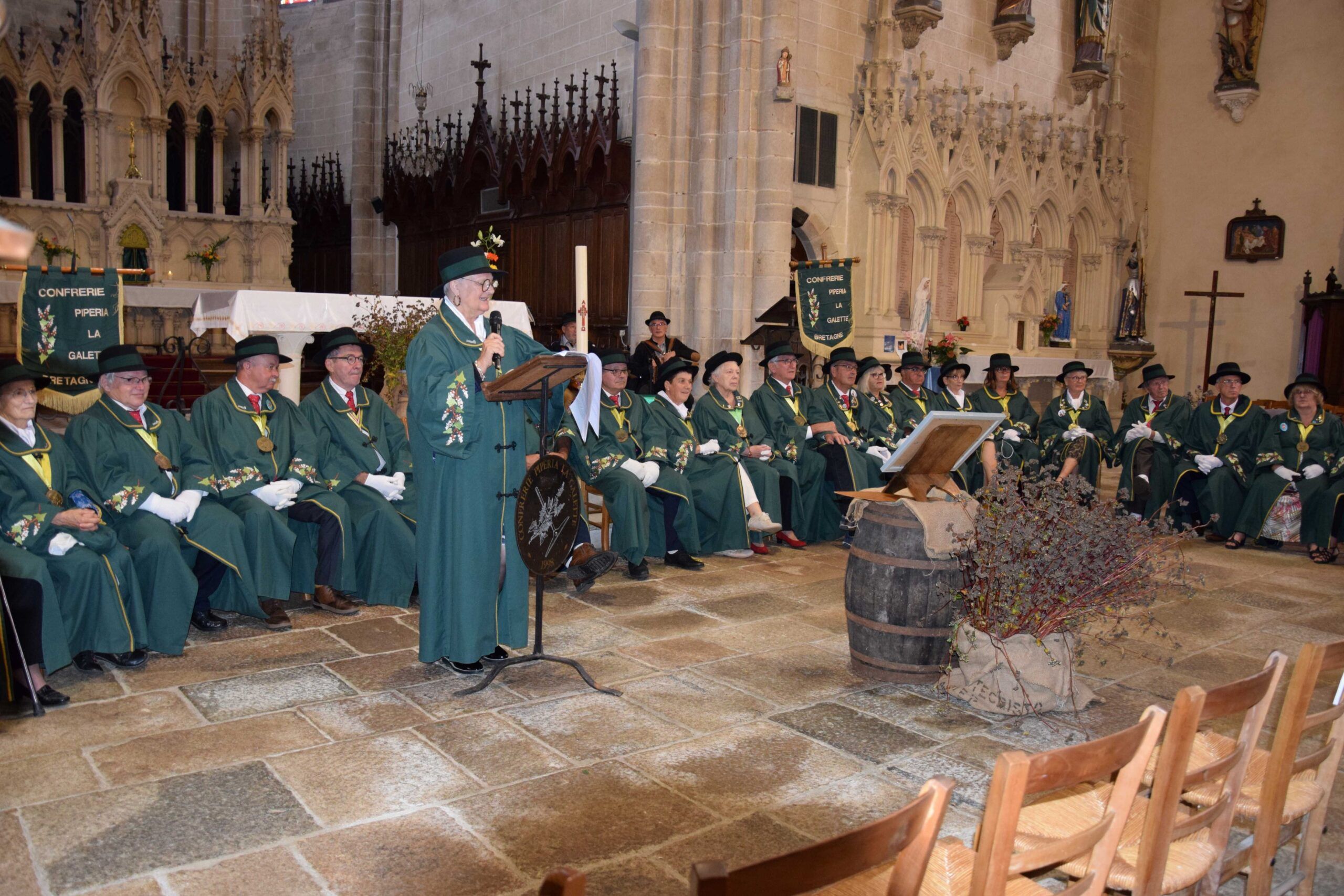 Chapitre solennel de la Confrérie Piperia la Galette