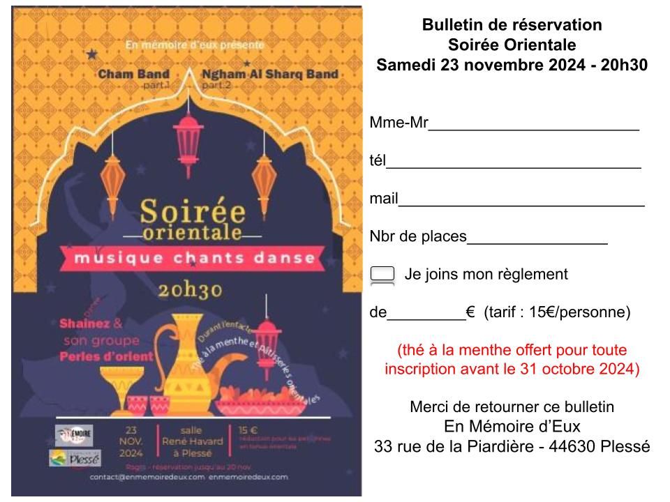 Soirée orientale