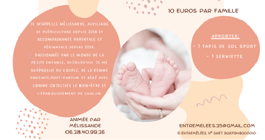 Atelier de "réflexologie bébé émotionnelle"