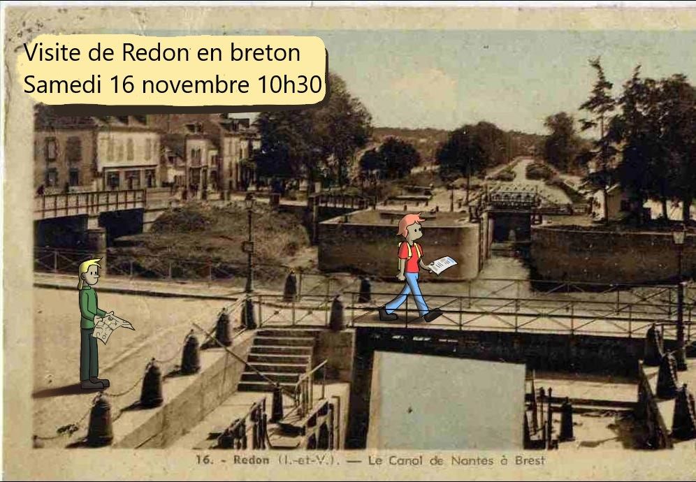 Visite de Redon en breton