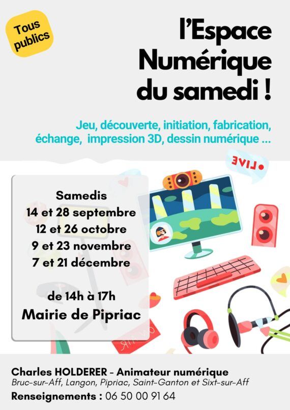 Espace numérique du samedi