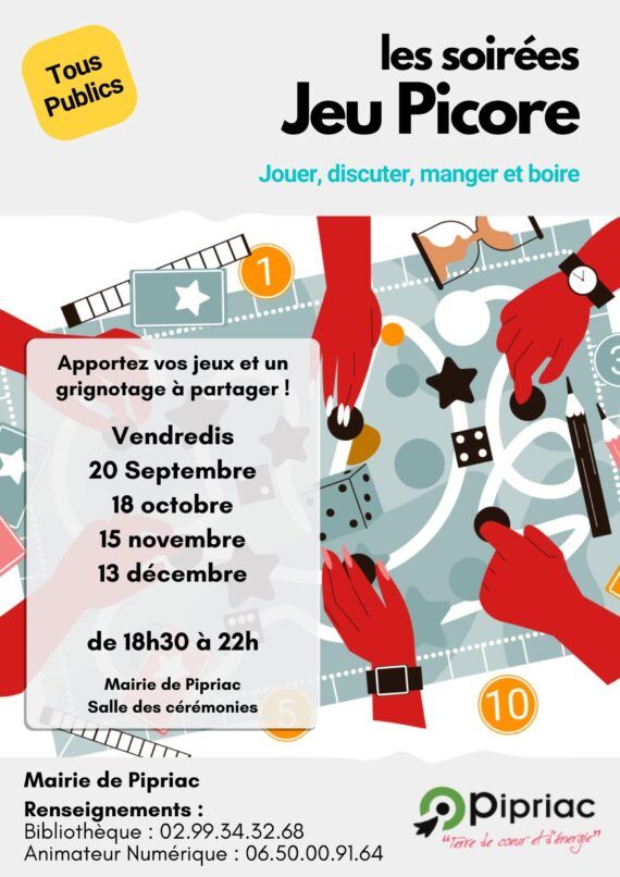 Soirée «Jeu Picore» - jeux de société