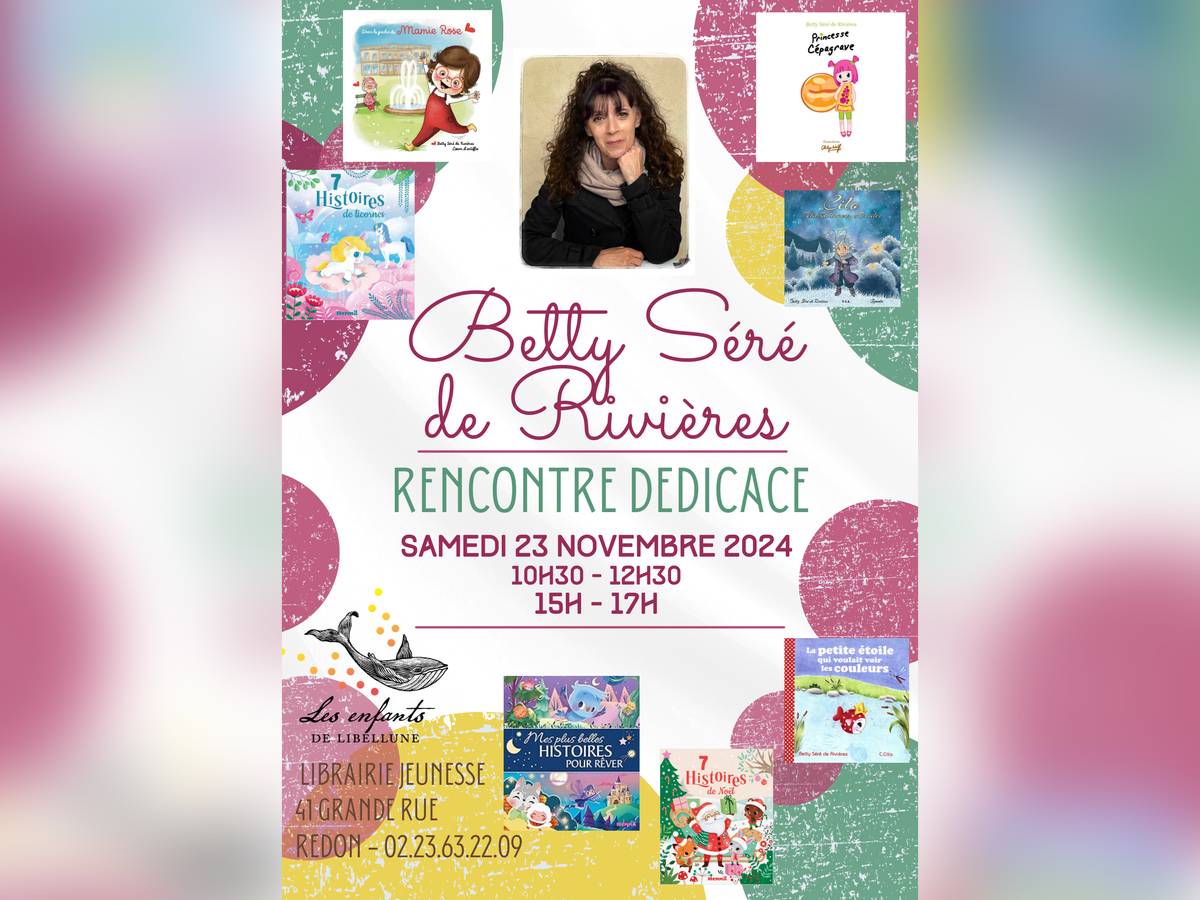 Rencontre-dédicace Betty Serré de Rivière