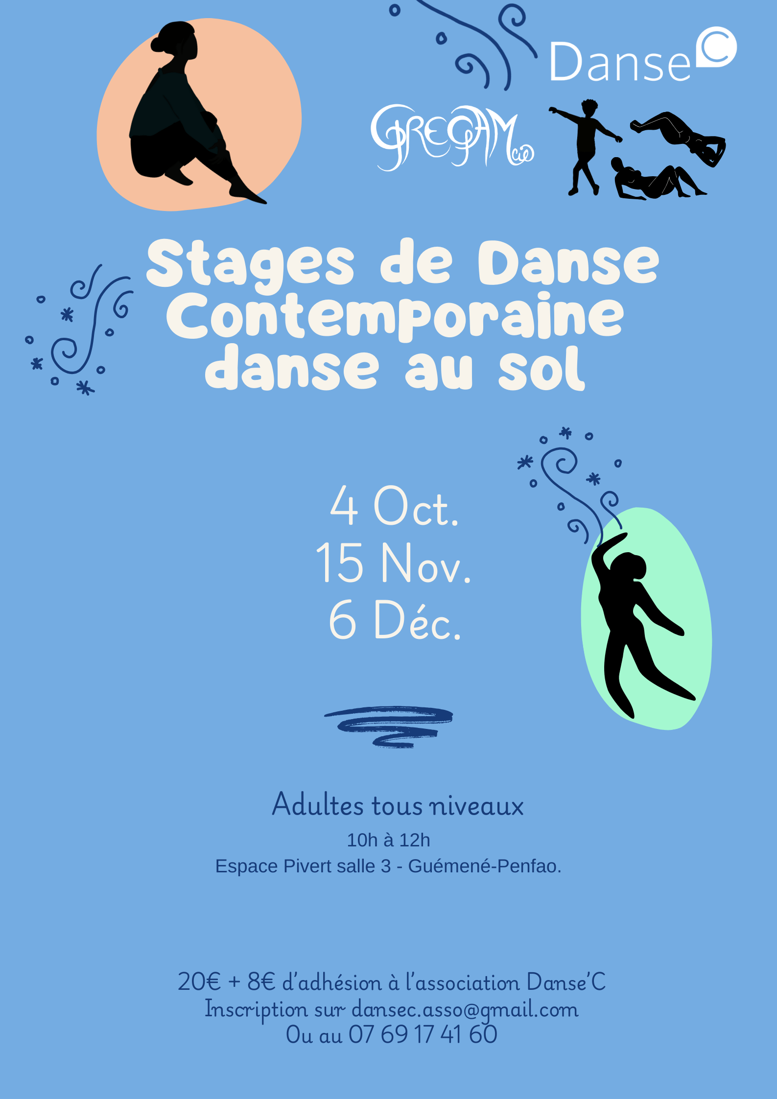 Stage de danse au sol / contemporaine