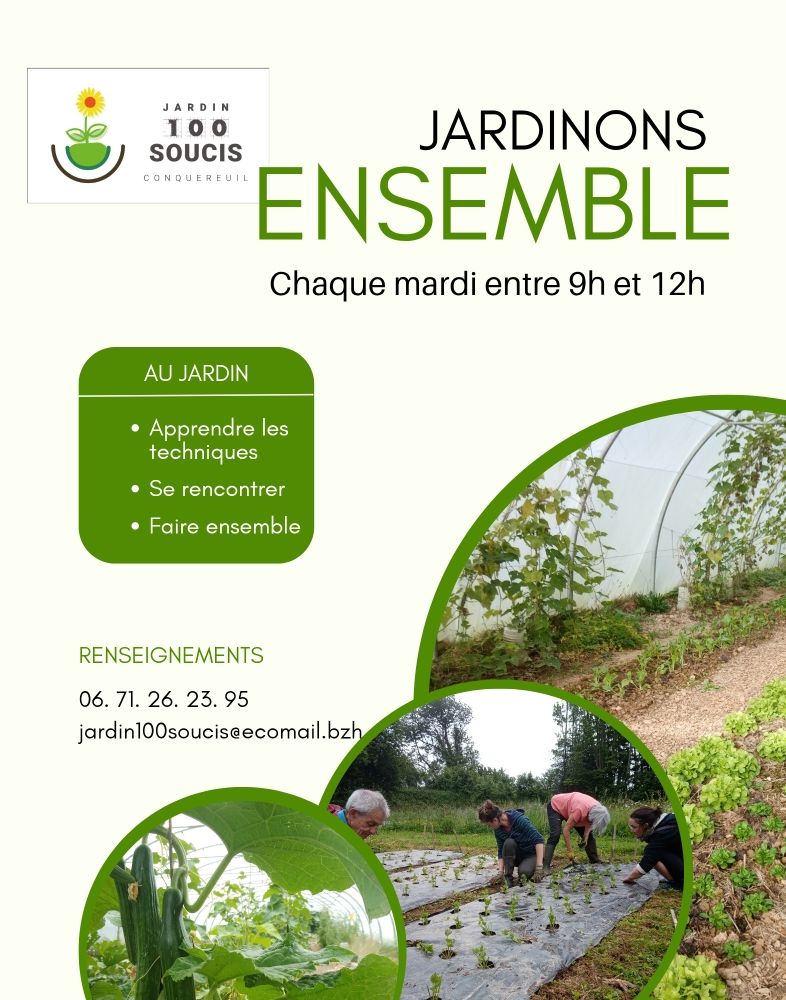 Jardinons ensemble au jardin 100 soucis