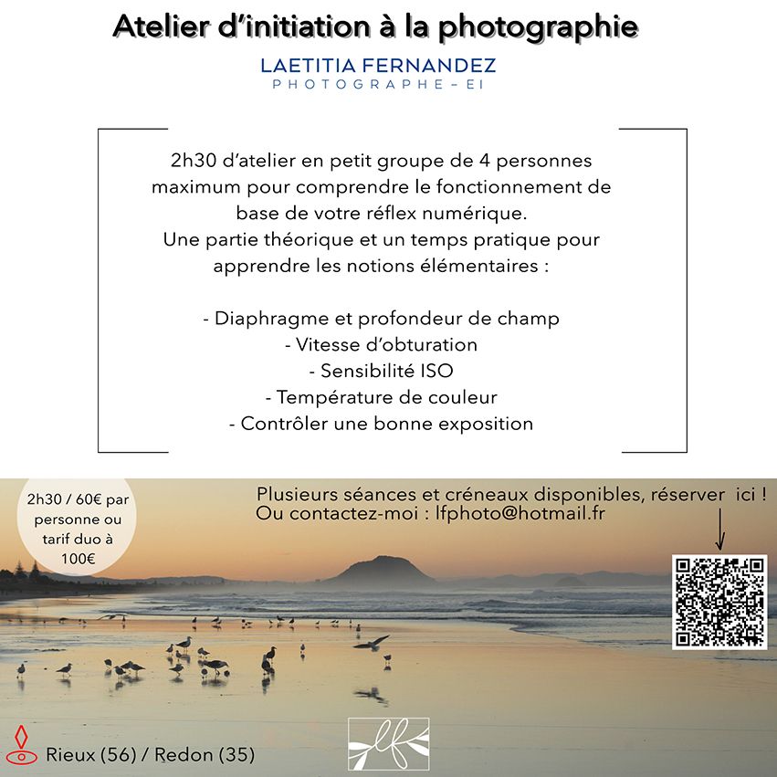 Atelier initiation photographie
