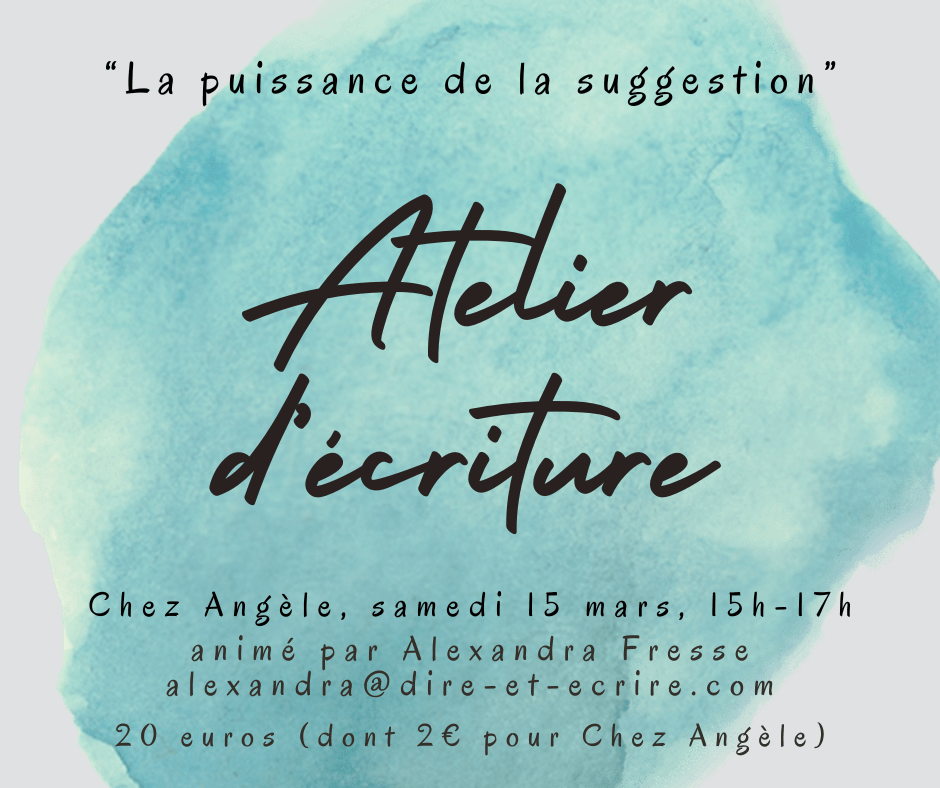 Atelier d'écriture
