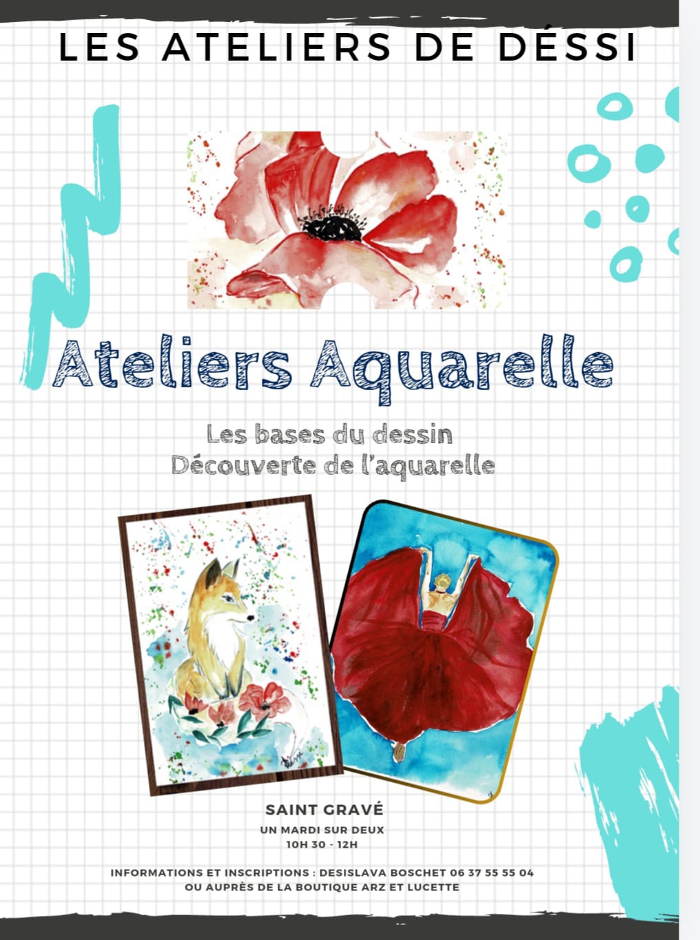 Atelier d'aquarelle
