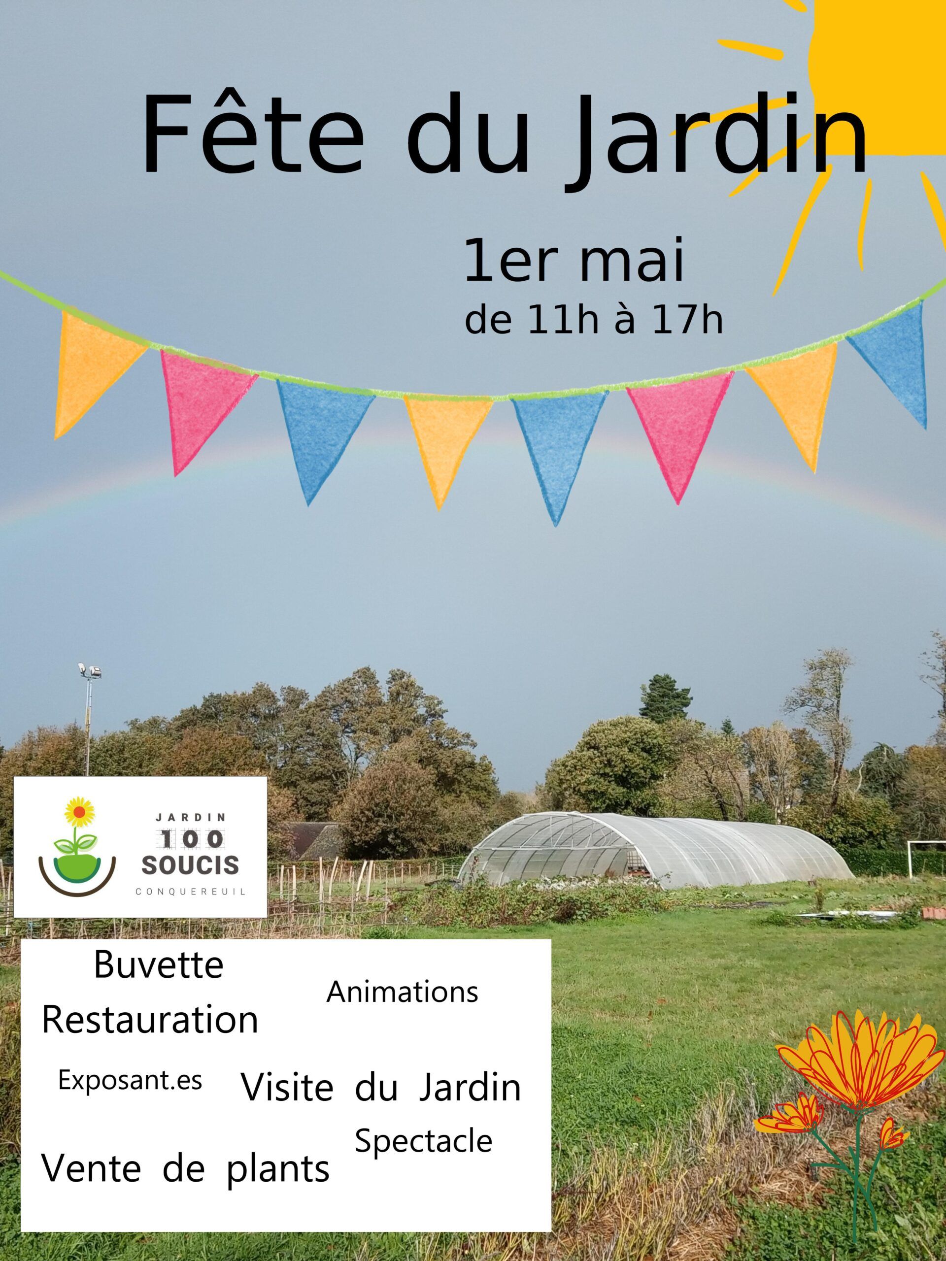 Fête du jardin 100 soucis