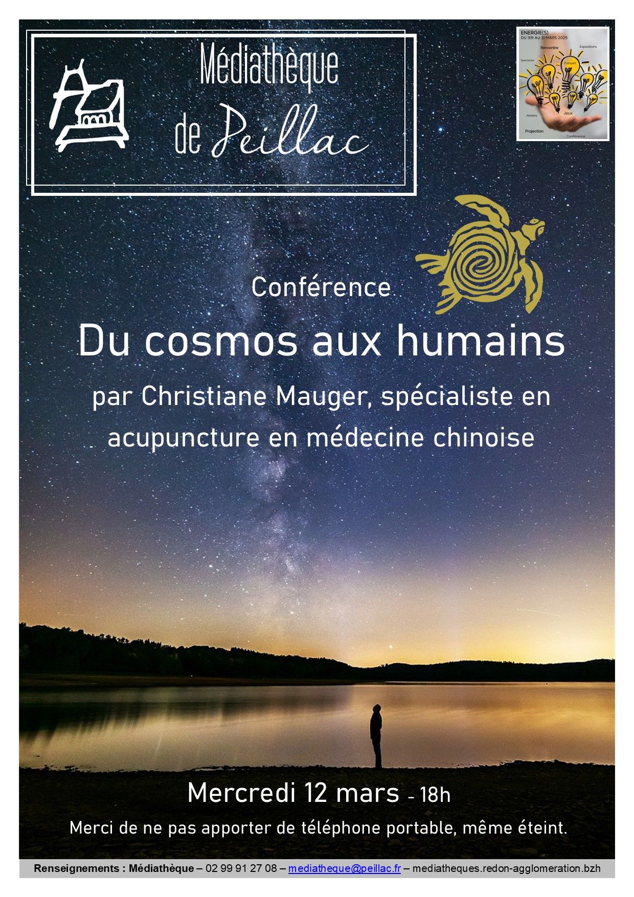 Conférence "Du cosmos aux humains... quelle énergie !"