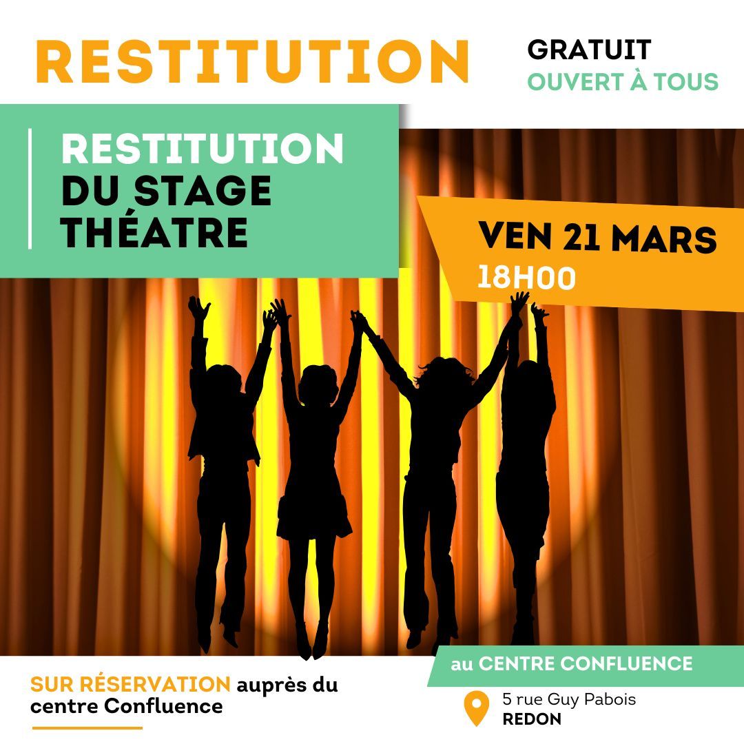 Spectacle Restitution du stage théâtre