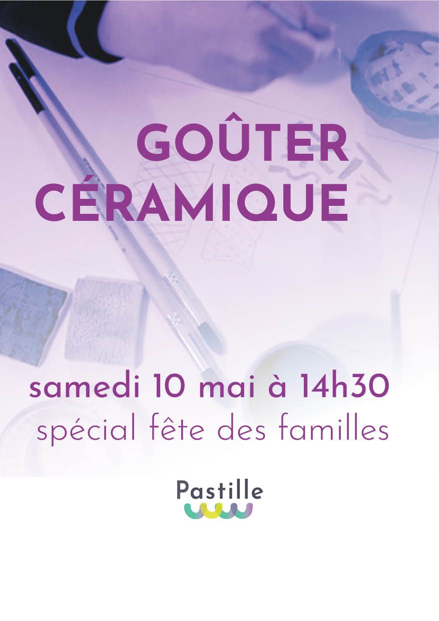 Goûter céramique spécial fête des familles