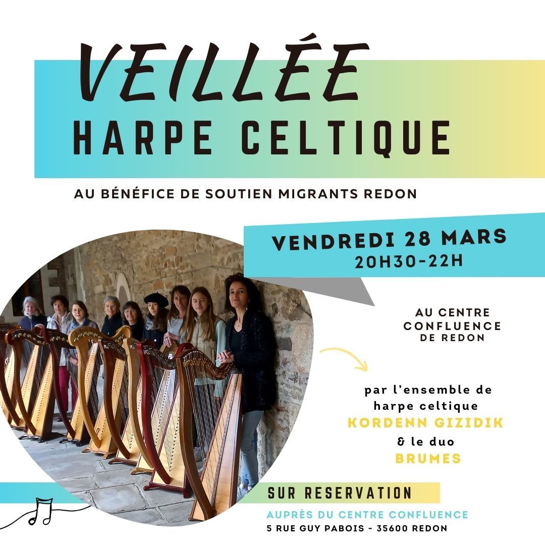 VEILLÉE Harpe Celtique
