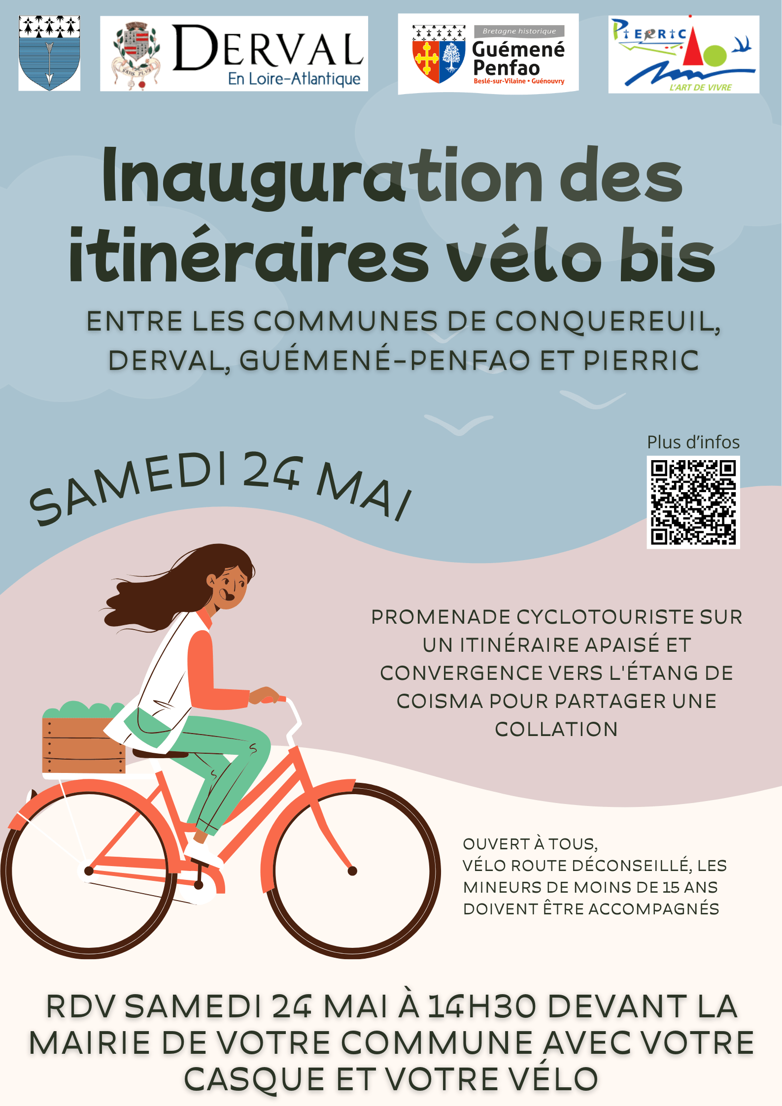Inauguration Itinéraires vélo