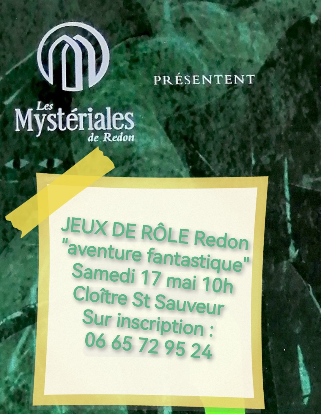 Escape game "Le Mystère du Cloître"