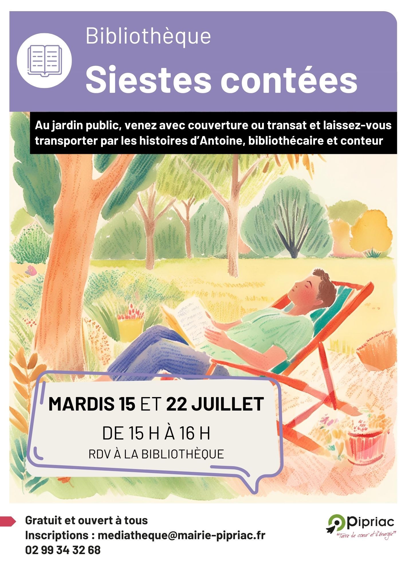 Sieste contée estivale