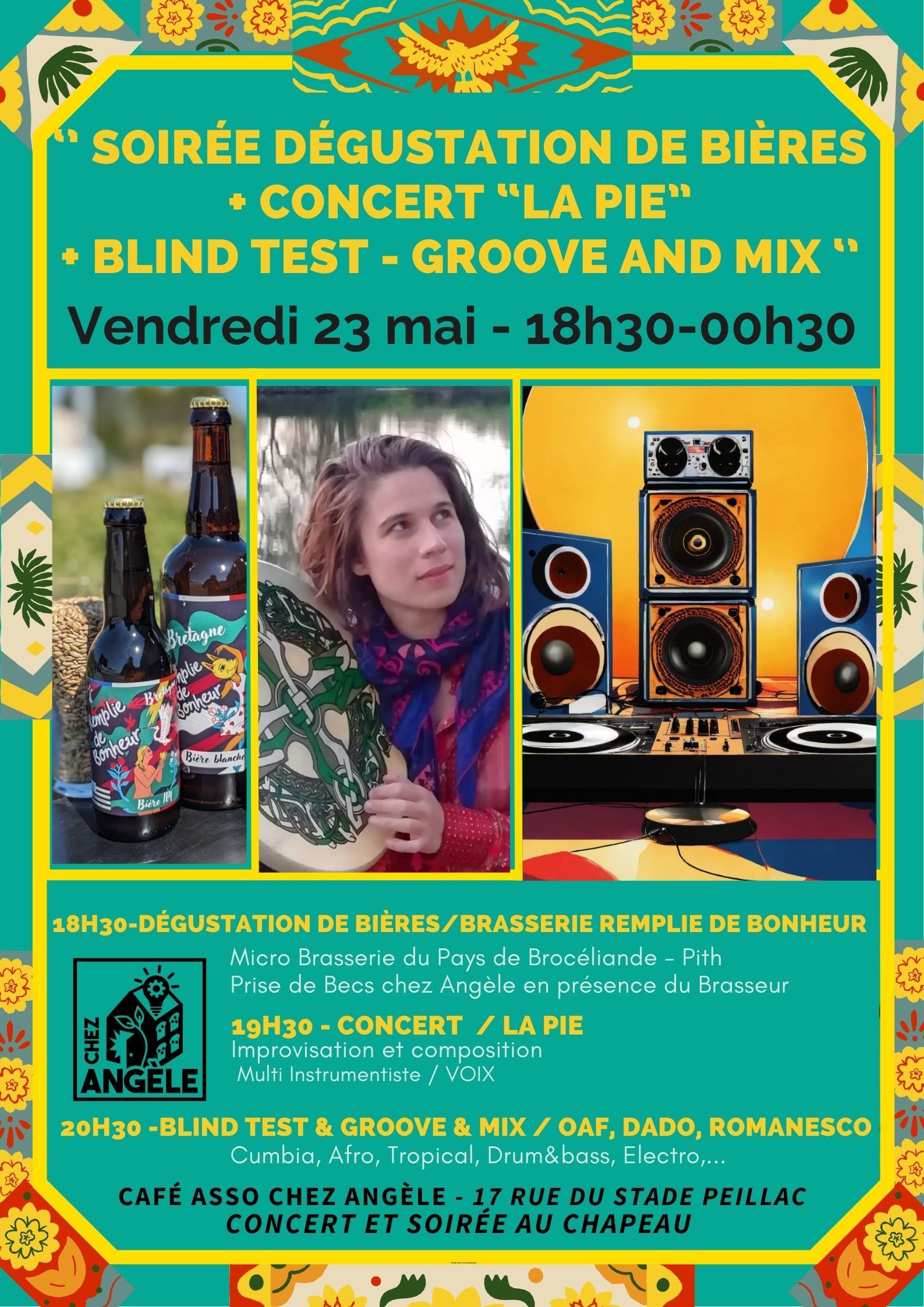 Groove&Mix Dj Set BlindTest Dégustation et Concert