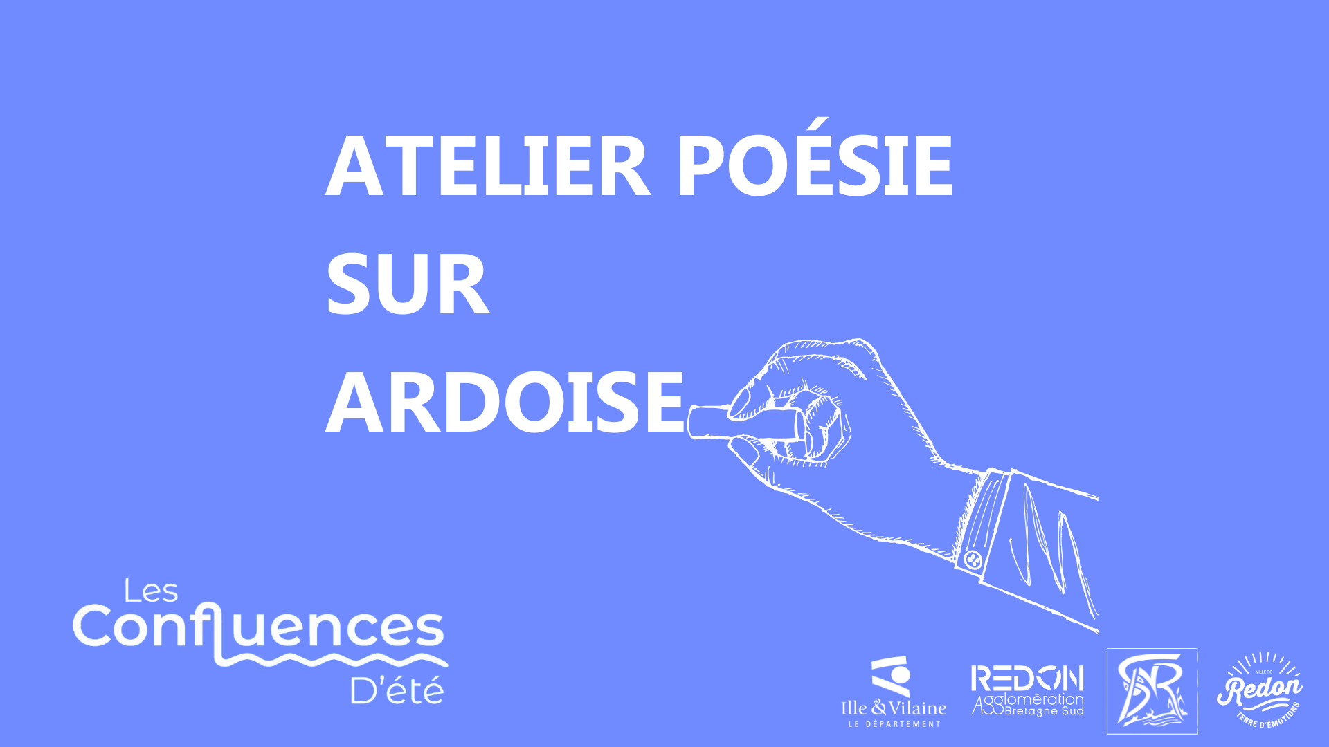 Confluences d’été - Atelier poésie sur ardoise