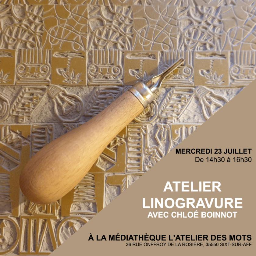 Atelier linogravure