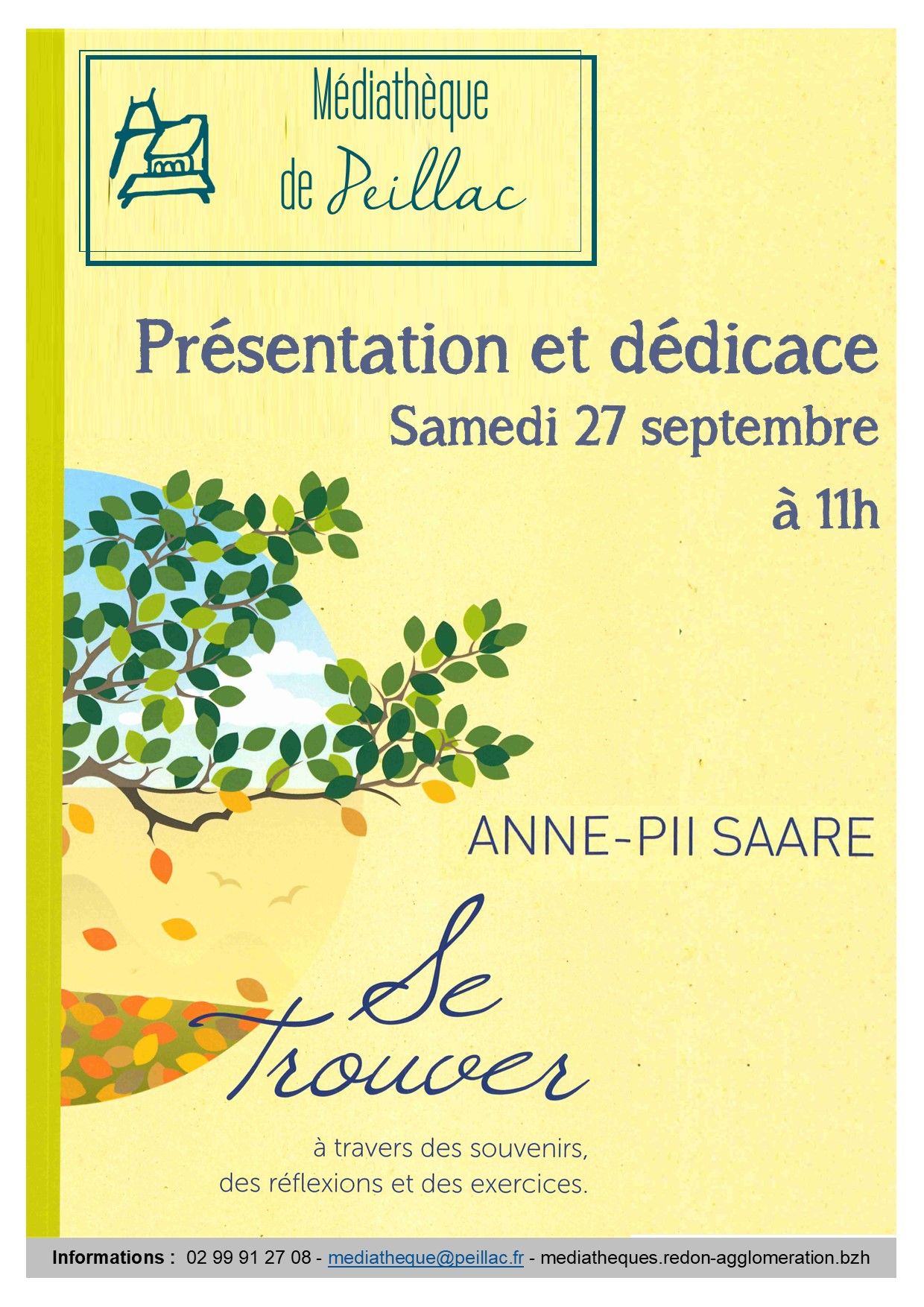 Rencontre-dédicace avec Anne-Pii Saare, autrice du livre "Se trouver"