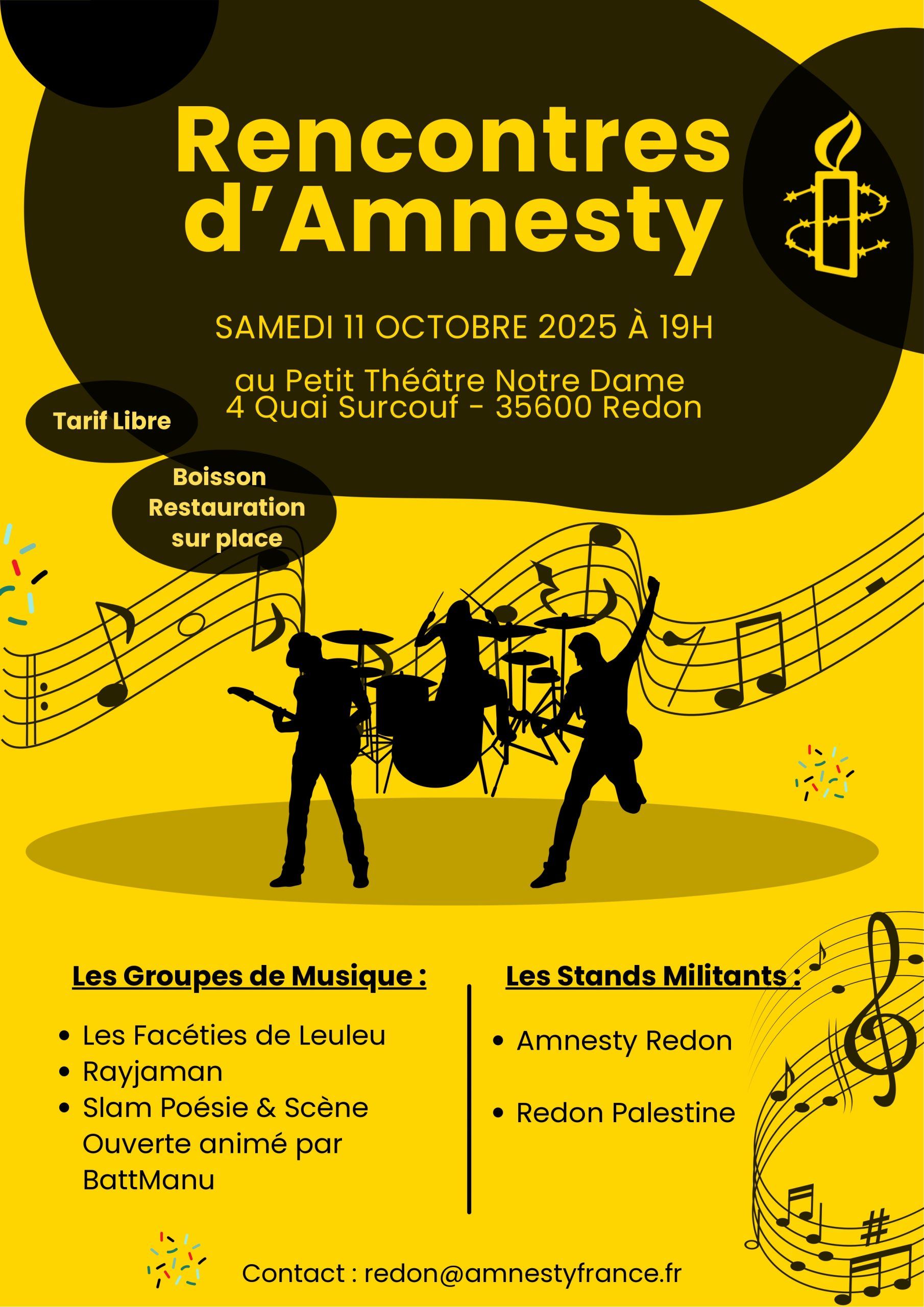 Les rencontres d'Amnesty