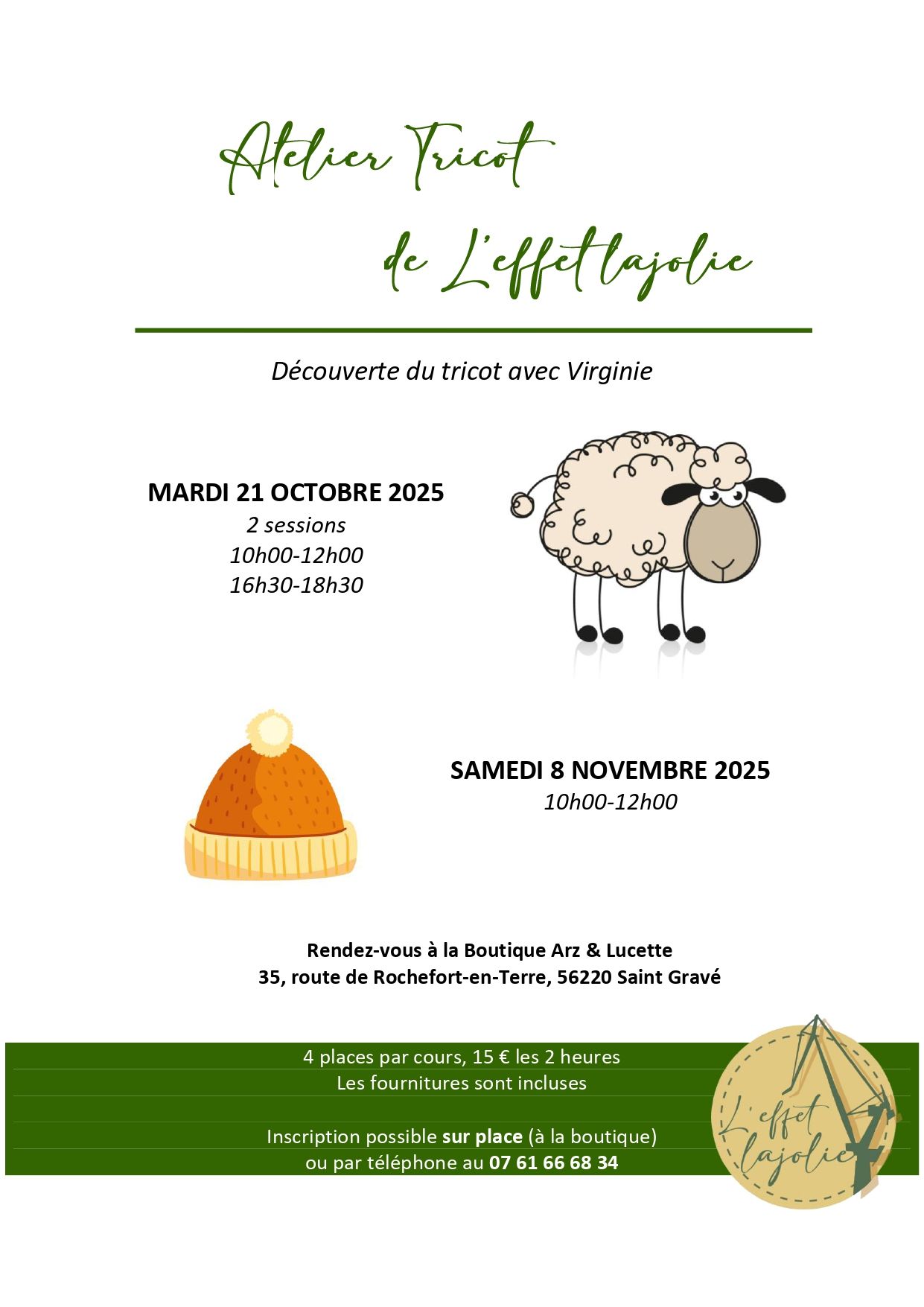 Atelier de découverte du Tricot