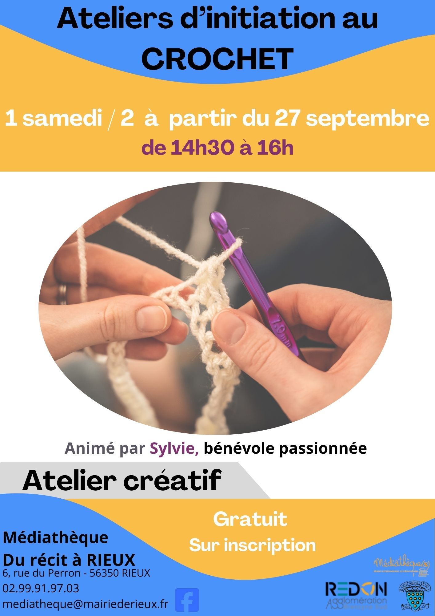 Ateliers d’initiation au CROCHET