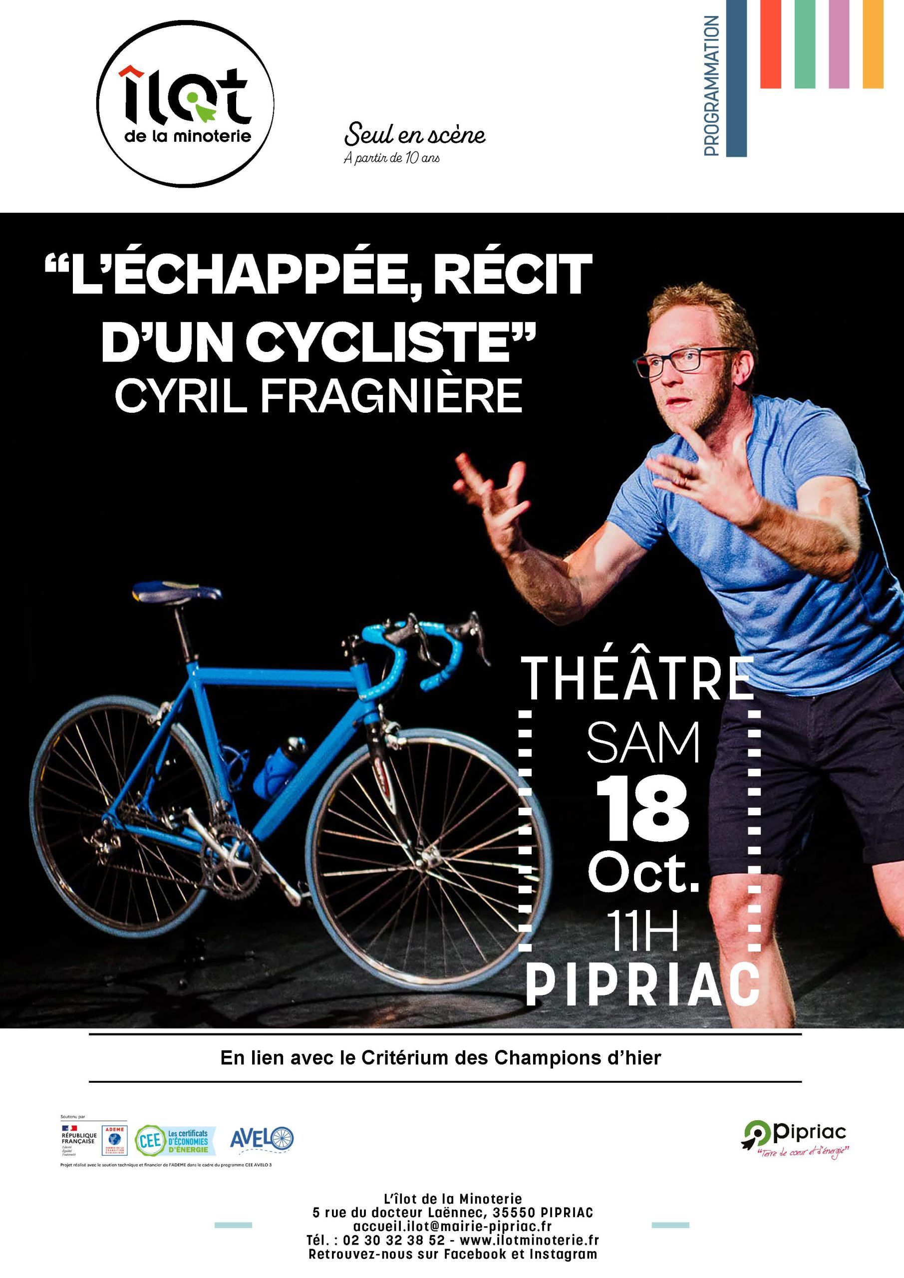 Théâtre "L’échappée, récit d’un cycliste"