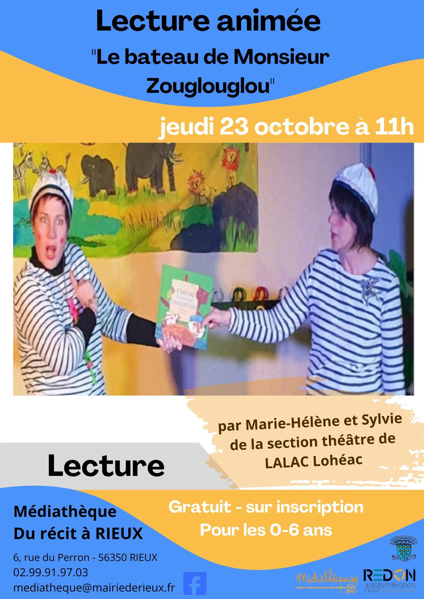 Lecture animée "Le bateau de Monsieur Zouglouglou"