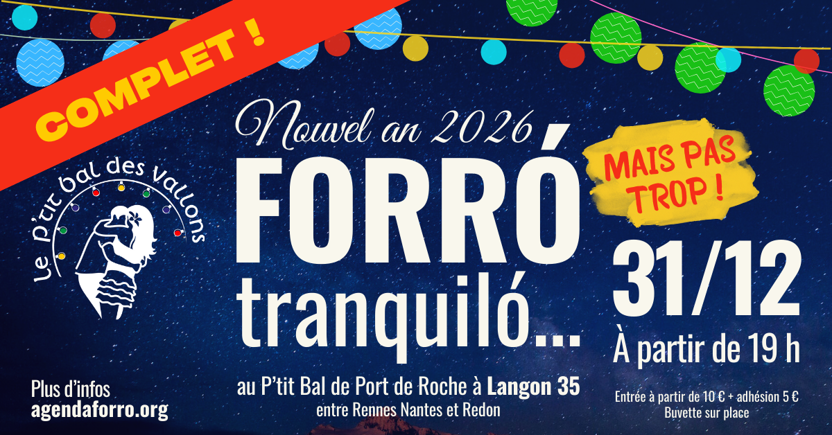 Réveillon du Nouvel an Forró Tranquiló