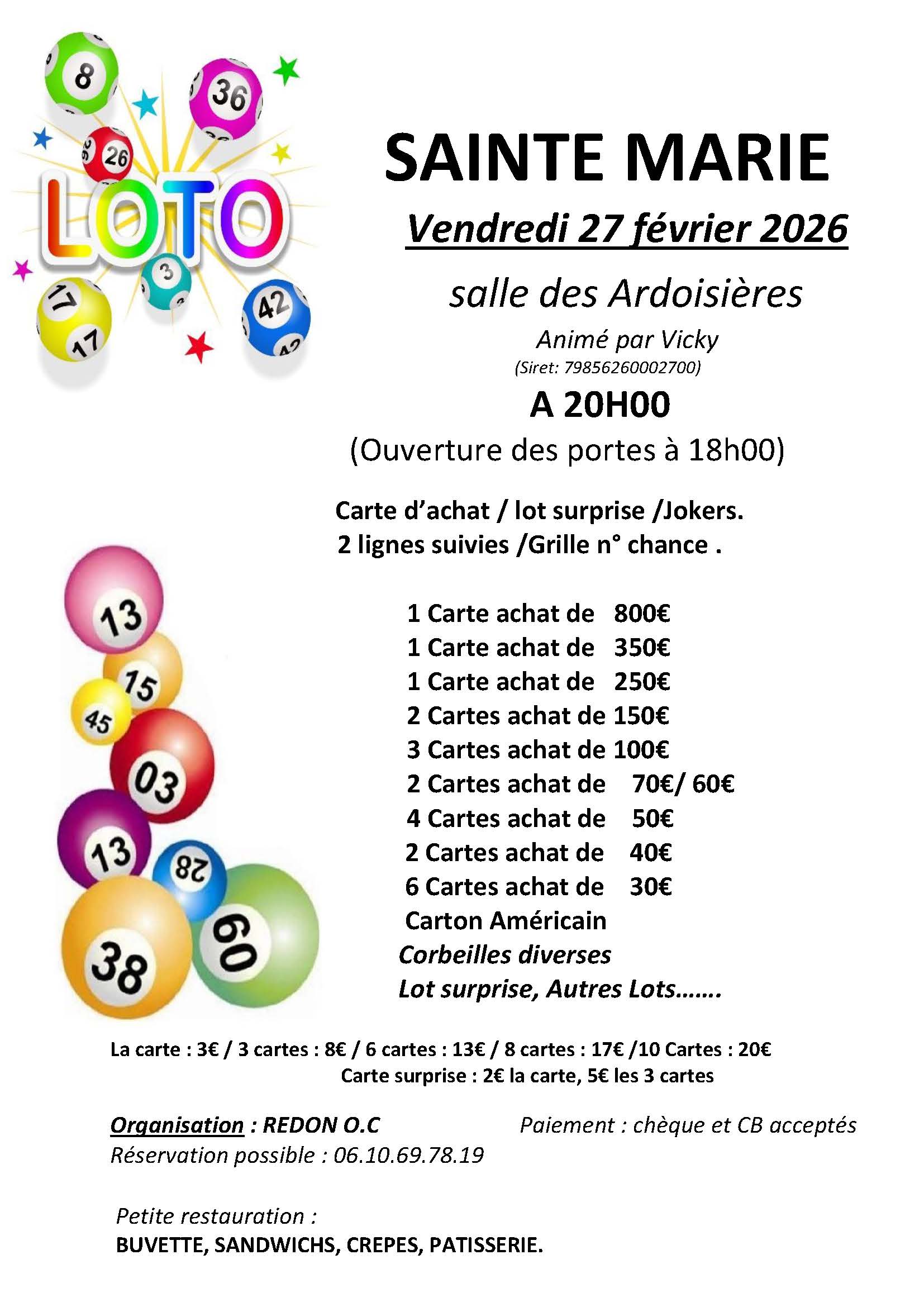LOTO – Sainte-Marie