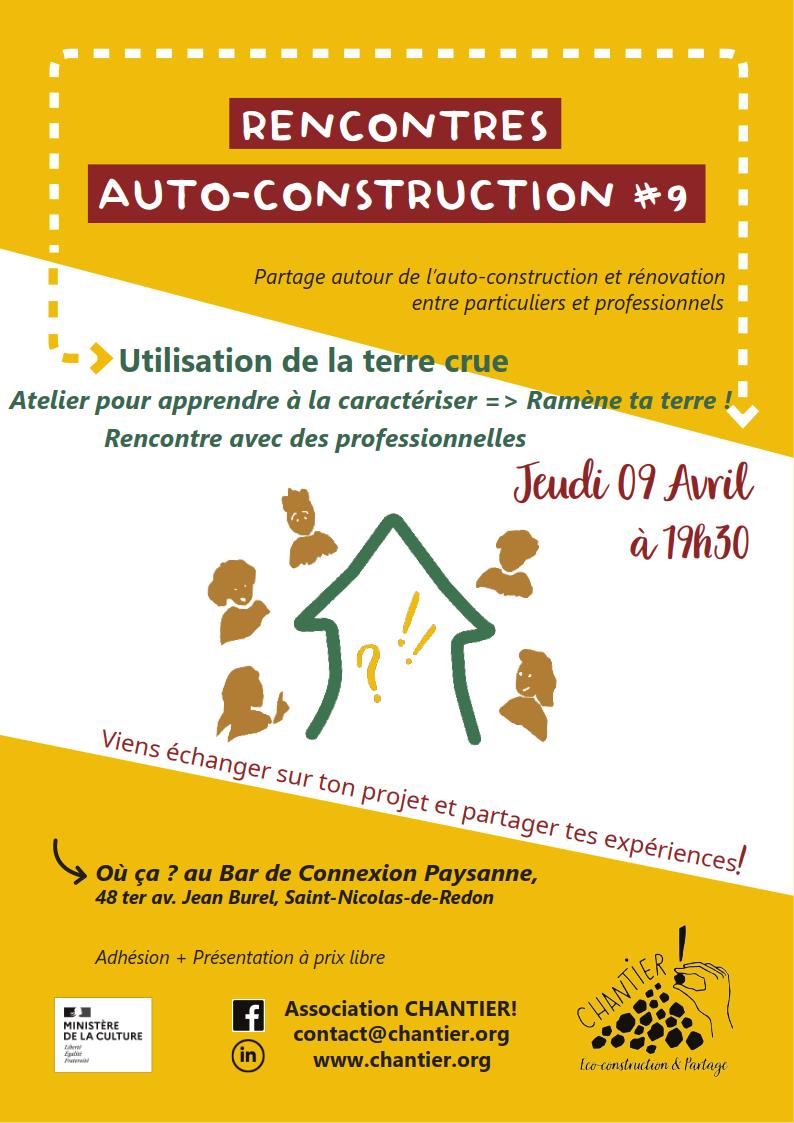 Soirée d'autoconstructeurs : Autour de la Terre crue