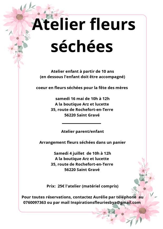 Atelier Fleurs Séchées