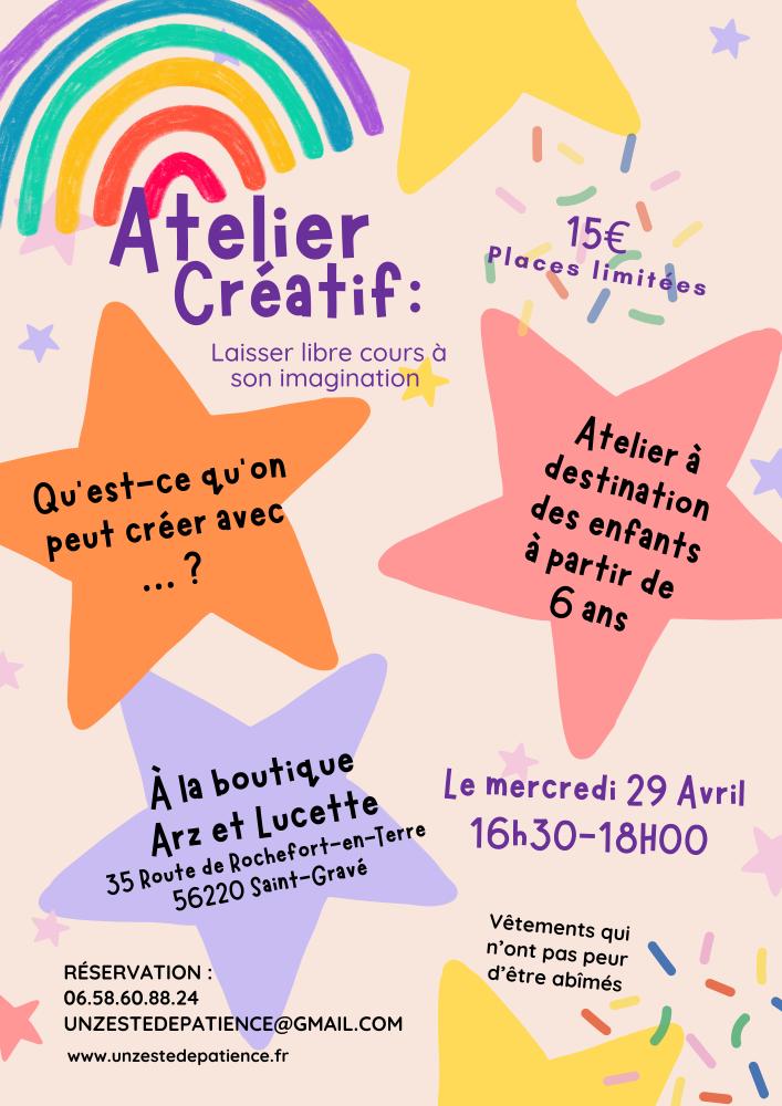 Atelier Créatif spécial enfants