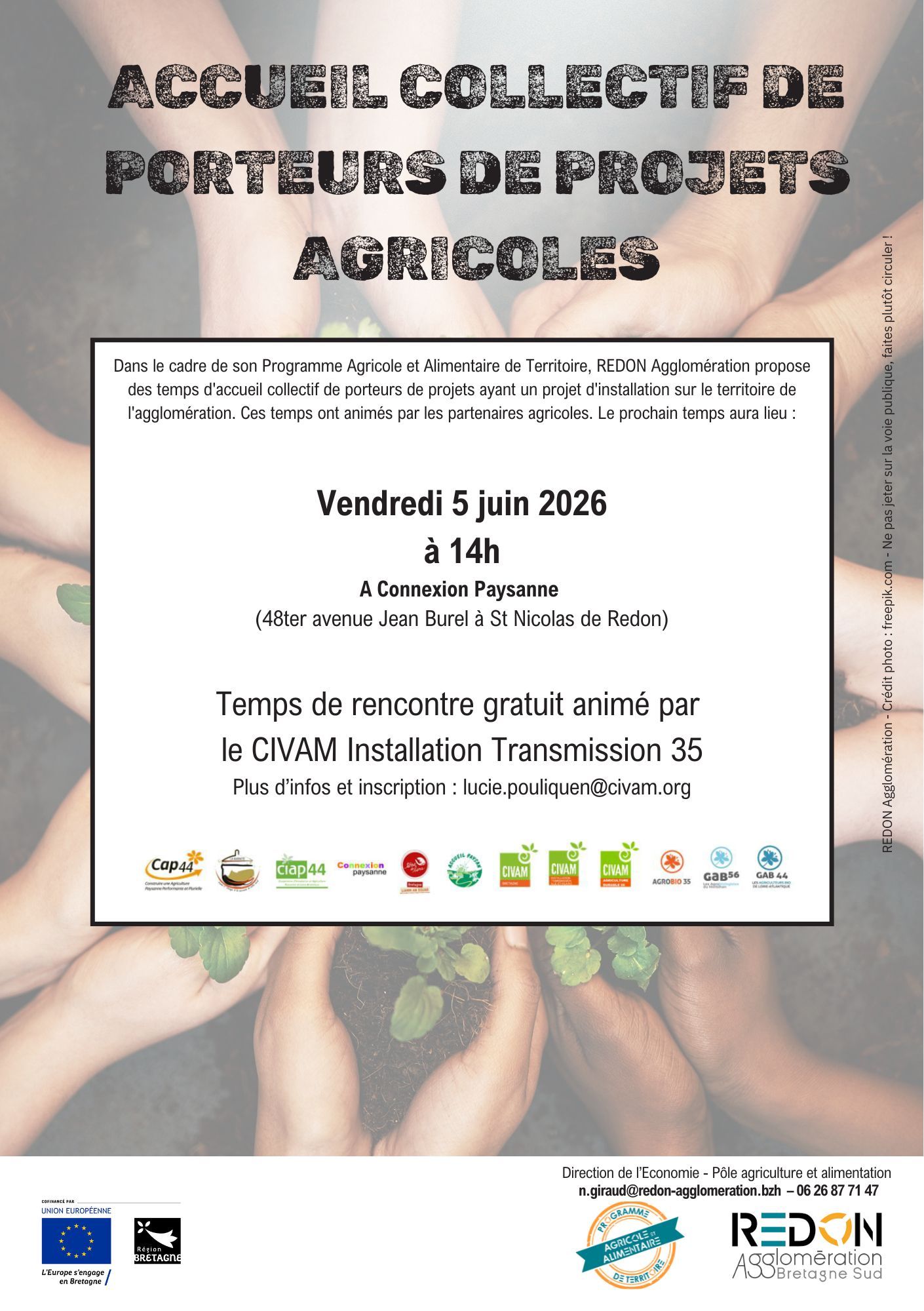Acceuil collectif de porteur.euse.s de projets agricoles