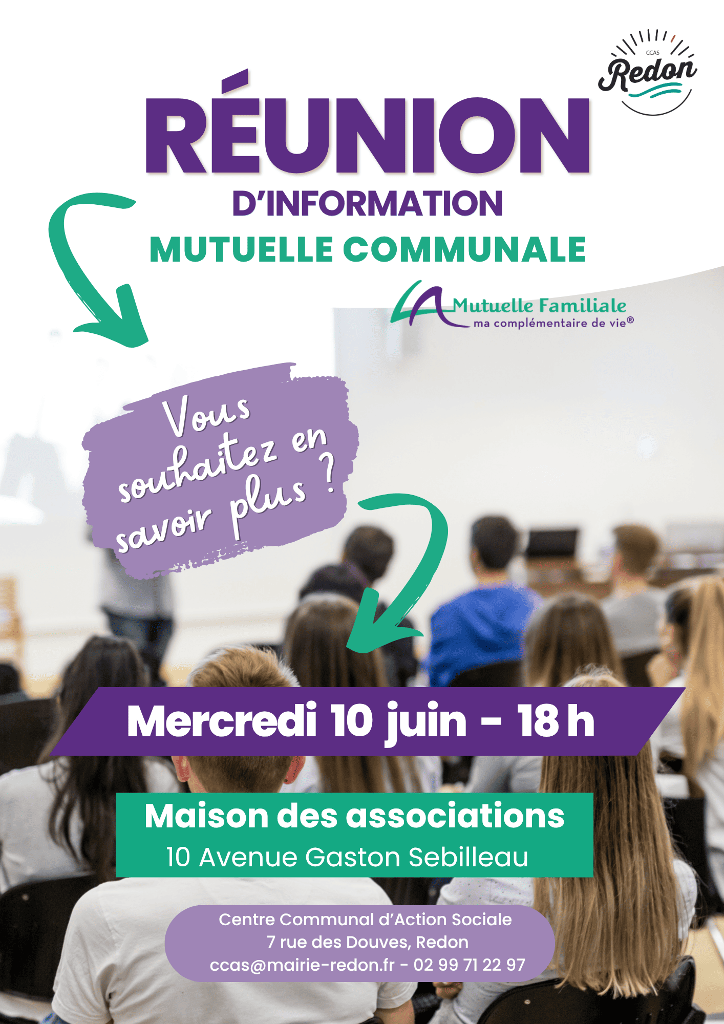 Réunion publique mutuelle communale Redon