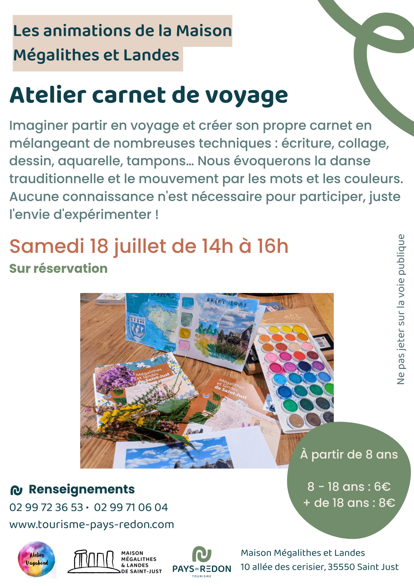 Atelier carnet de voyage