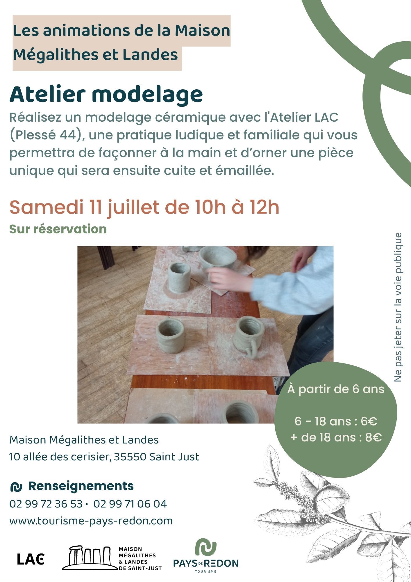 Atelier modelage