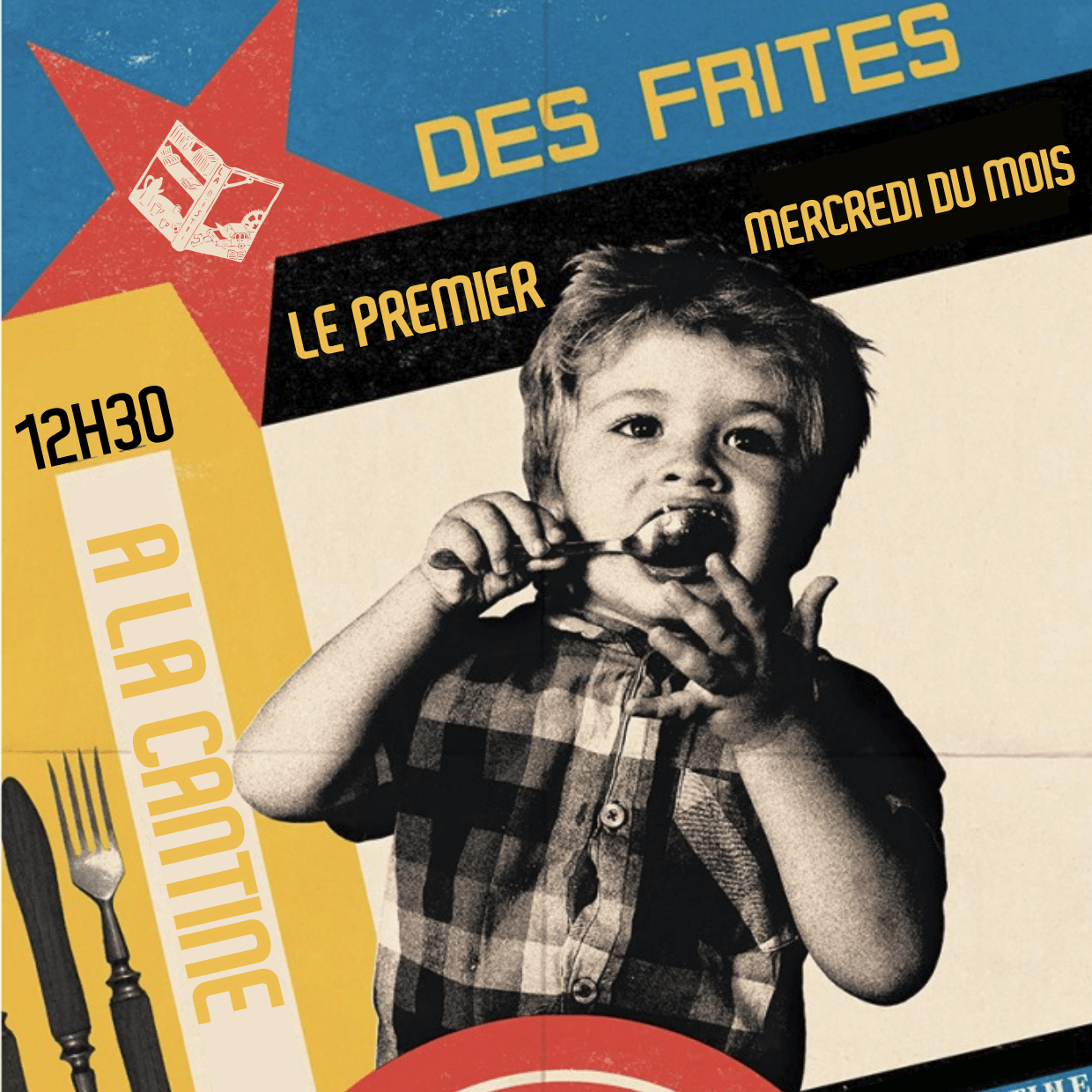 Frites à la cantine