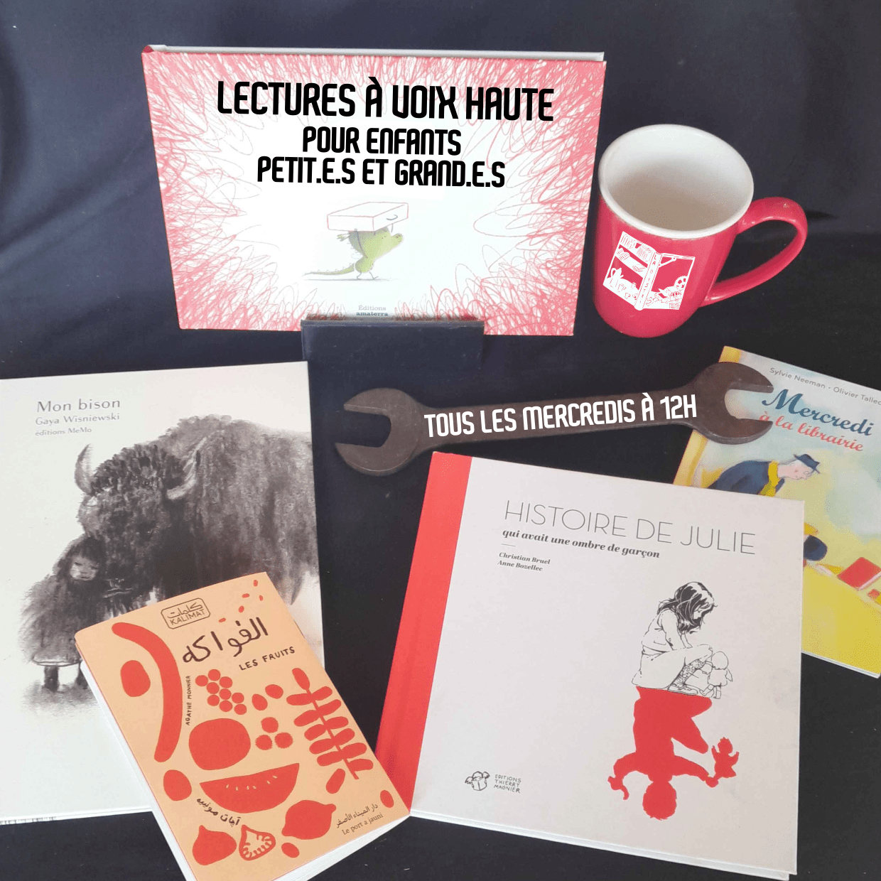 Lectures à voix haute pour enfants petit·e·s et grand·e·s