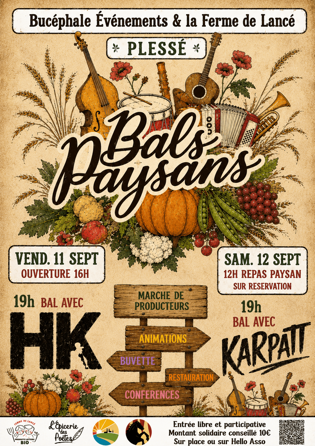 Repas et Bal paysan avec KARPATT