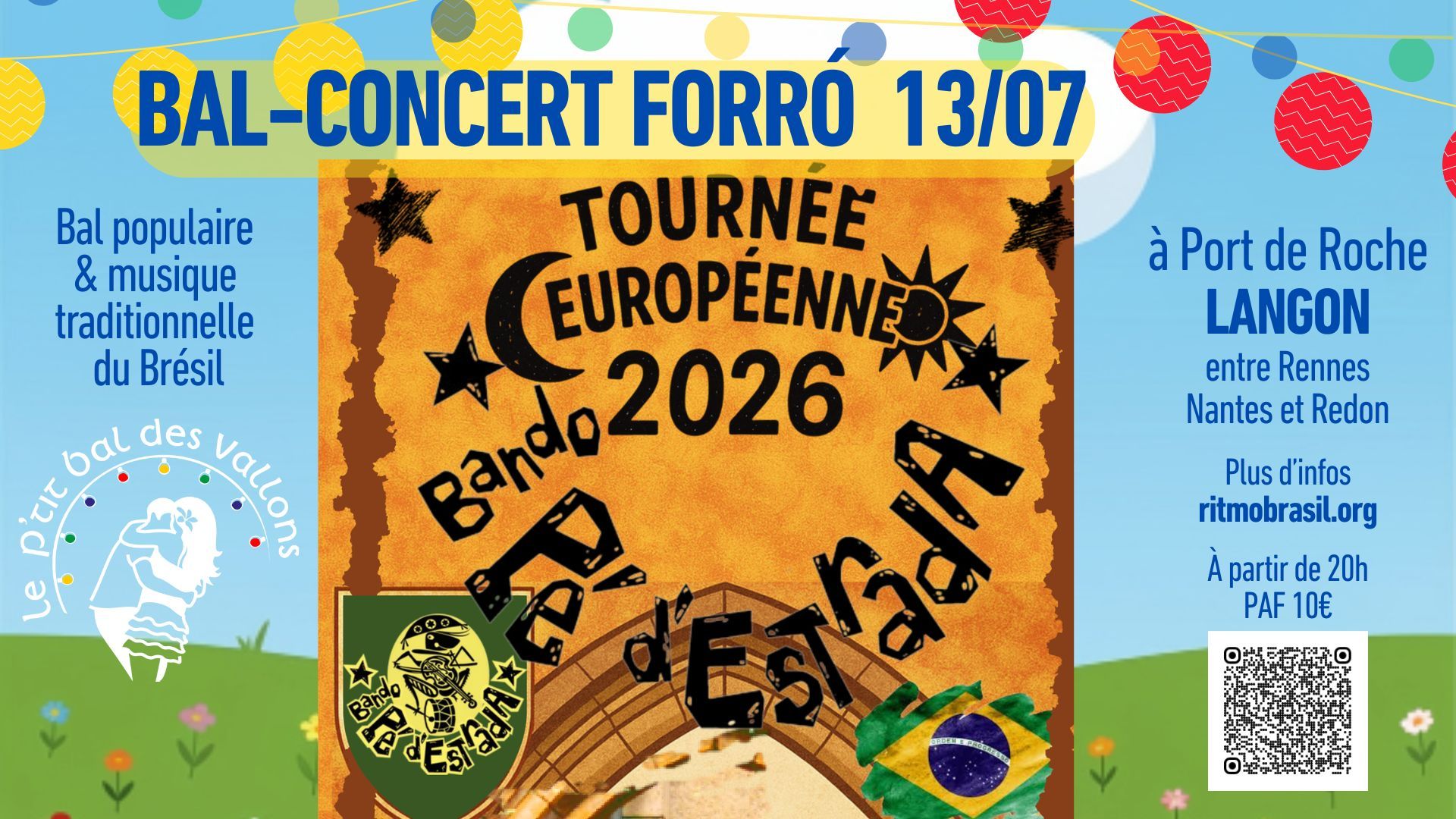 BAL-CONCERT FORRO BANDA PE D'ESTRADA : Un voyage musical dans la culture populaire du Brésil