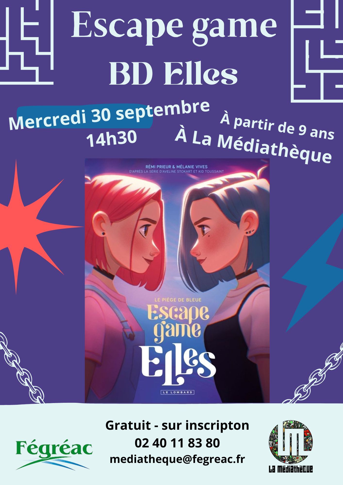 Escape Game « Le piège de Bleue »