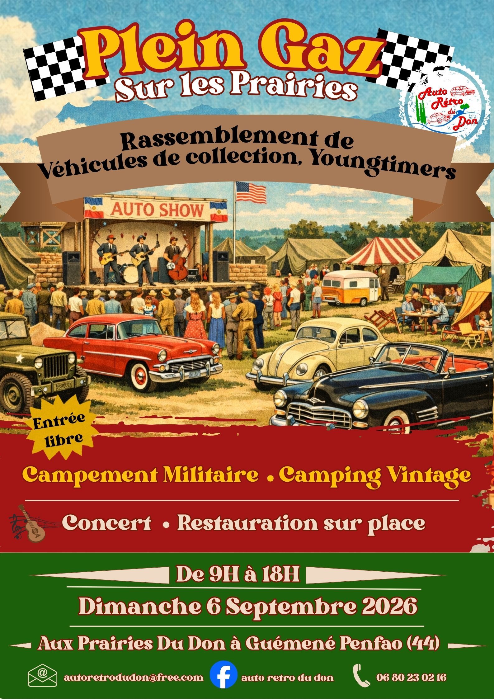 Plein gaz sur les Prairies : expo automobiles de collections